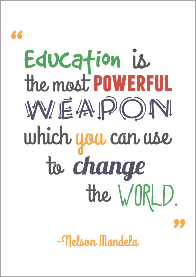 Inspirational Quotation Poster: Nelson Mandela Free Inspirational Quotation Poster: Nelson Mandela Free