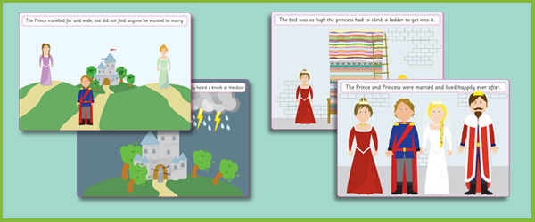 The Princess and the Pea Story Visuals