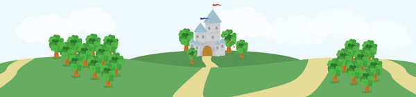 The Princess and the Pea Small World Background