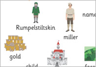 Rumpelstiltskin Word and Image Mats