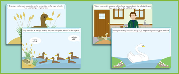 The Ugly Duckling Story Visuals