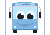 Phase 1: Bertha Bus Alliteration Activity