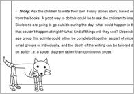 Funny Bones Story Activities