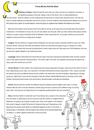 Funny Bones Story Activities  Early Years and KS1 Ideas 