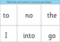 Phase 2: Tricky Words Bingo