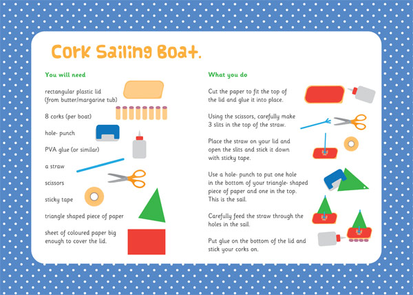 early learning resources cork sailing boat activity