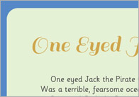 One Eyed Jack – Illustrated Poem