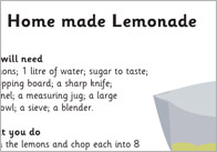 Homemade Lemonade Recipe