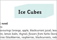 Ice Cubes Activity