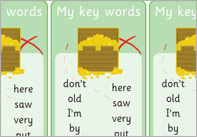 Phase 5 High Frequency Word Bookmarks