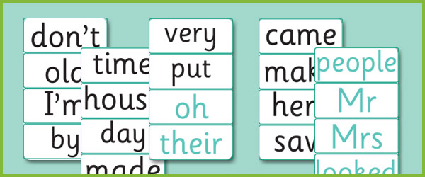 Phase 5 Decodable and Tricky Word Cards