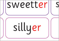 Phase 6 ‘er’ Suffix Matching Cards