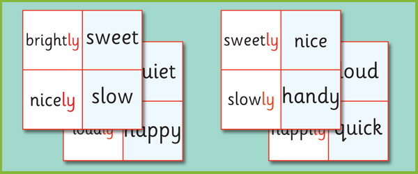 Phase 6 'ly' Suffix Loop Cards