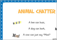 Animal Chatter Poem