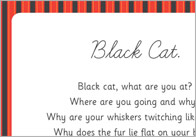 Black Cat Poem
