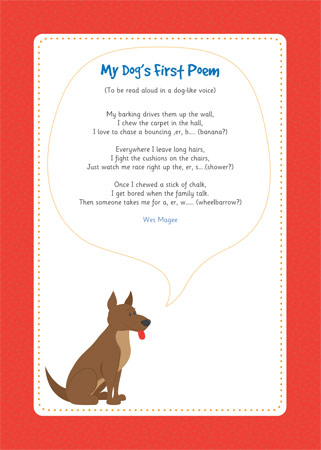 Early Learning Resources My Dog's First Poem | EYFS and KS1