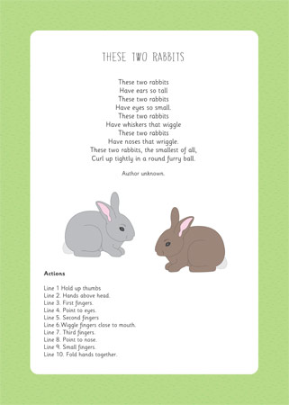 Early Learning Resources These Two Rabbits Rhyme | EYFS and KS1