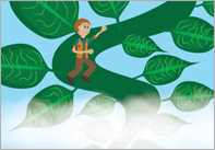 Jack and the Beanstalk Illustrated Story