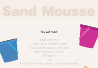 Sand Mousse Sensory Play Activity