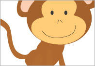 5 Little Monkeys – Visual Aids / Stick Puppets