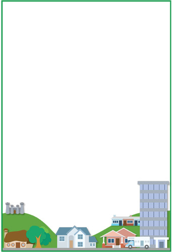House Themed Notepaper