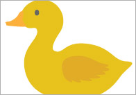 5 Little Ducks – Visual Aids / Stick puppets