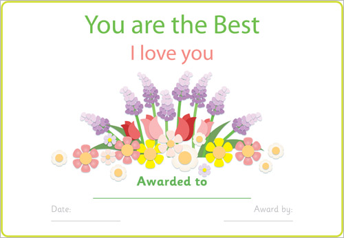 Mother’s Day Certificates