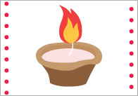 Diwali 15cm Cards