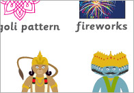 A4 Diwali Word Mat