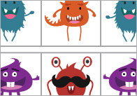 Complete The Pattern Worksheets – Monsters