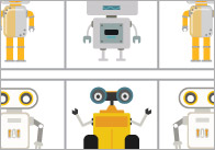 Complete The Pattern Worksheets – Robots