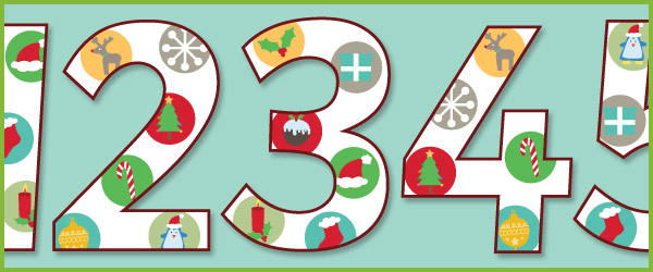 Christmas Display Numbers