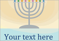 Hanukkah Editable Poster Template