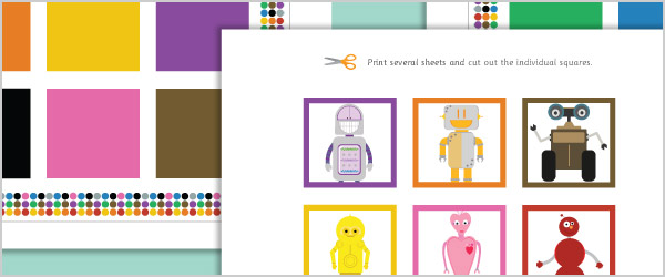 Early Learning Resources Robot Colour Matching Game