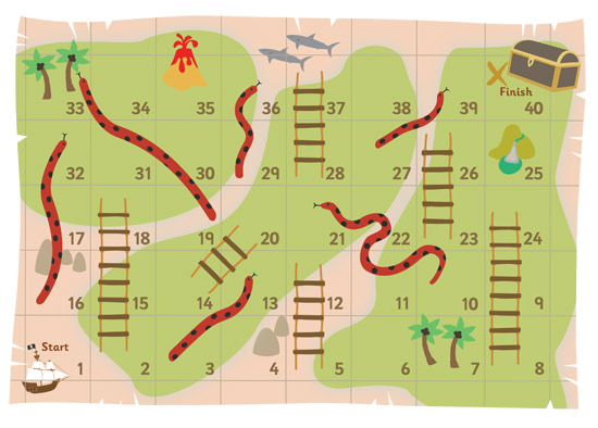 Pirate Snakes and Ladders