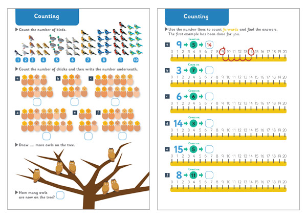 Early Learning Resources Counting Worksheets