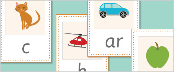 Phoneme / Grapheme Picture Flash Cards