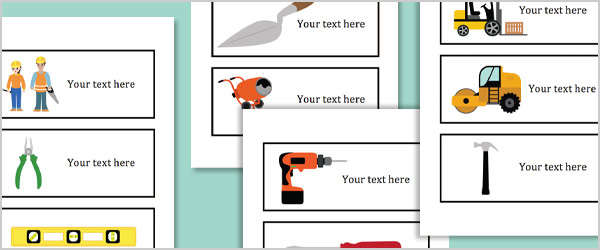 Editable Construction Labels