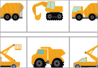 Complete the Pattern ‘Construction’ Worksheets