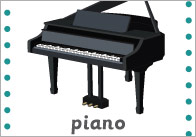 Musical Instruments 15cm Cards