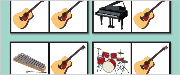 Musical Instruments Dominoes