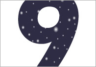 Night Sky Display Numbers