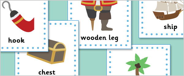 Pirate 15cm Topic Cards