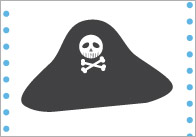 Pirate 15cm Topic Cards