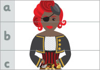 Pirate Alphabet Puzzles