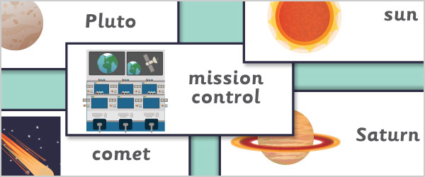 Space Topic Cards