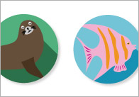 Sea Creatures Editable Notepaper