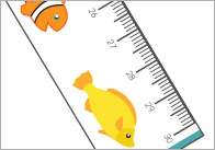 Fish Printable Rulers