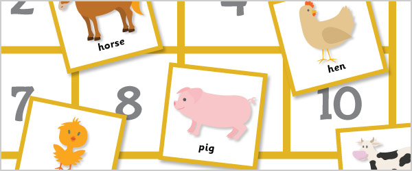 Animals Maths Game: All About 10