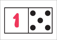 Small Numbers and Dots Dominoes